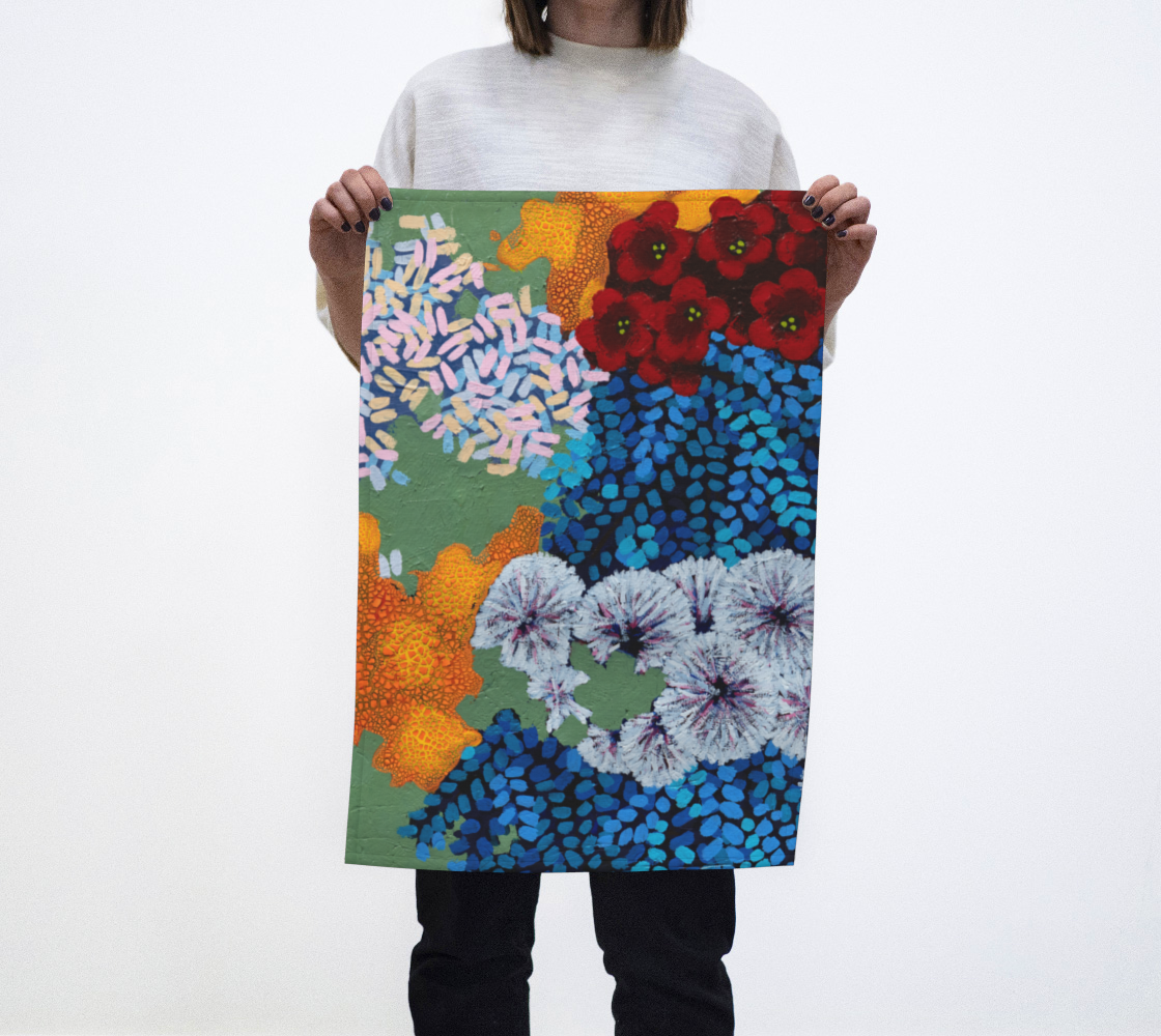 First Blossom Tea Towel