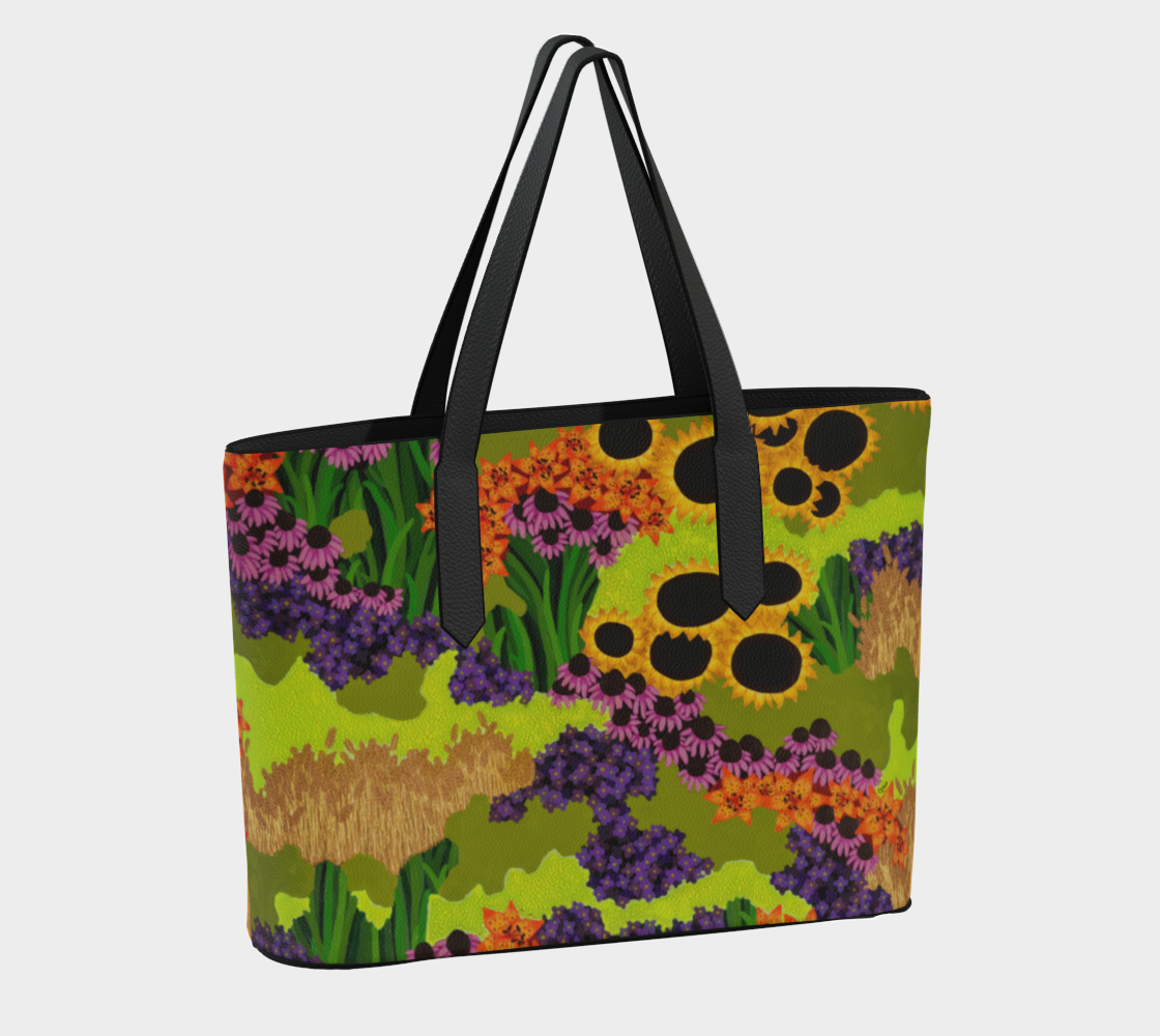 Prairie Fields Vegan Leather Tote Bag