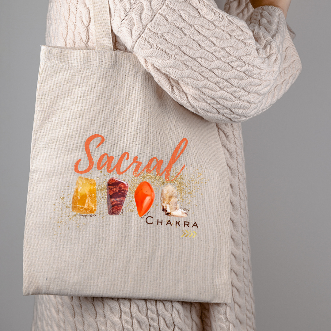 Sacral Chakra Tote Bag | Chakra Stones Collection