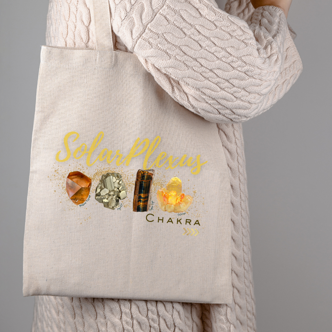 Solar Plexus Chakra Tote Bag | Chakra Stones Collection