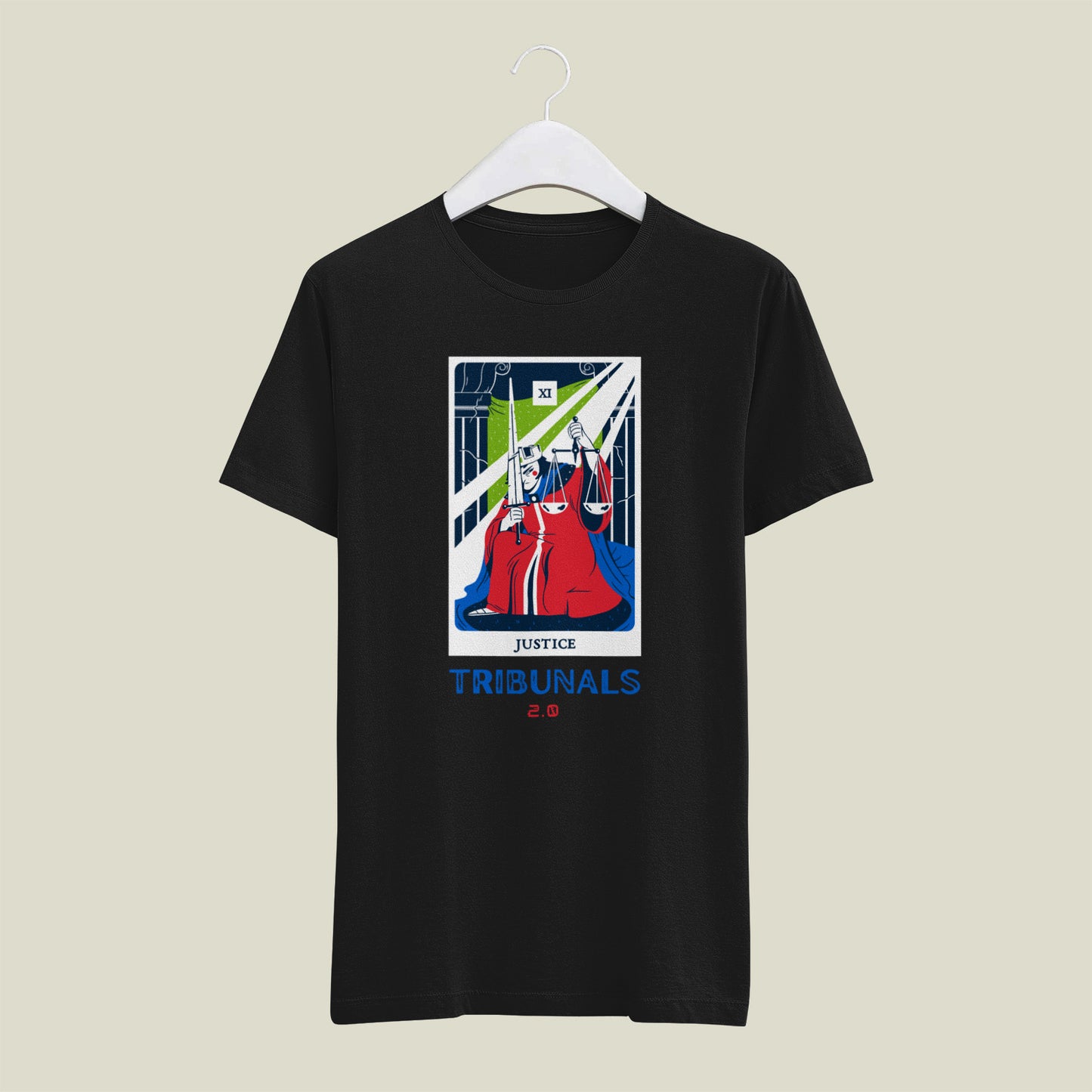 Tarot Justice T-Shirt | Beyond TBJ Collection